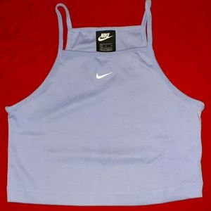 Nike crop top in lilac